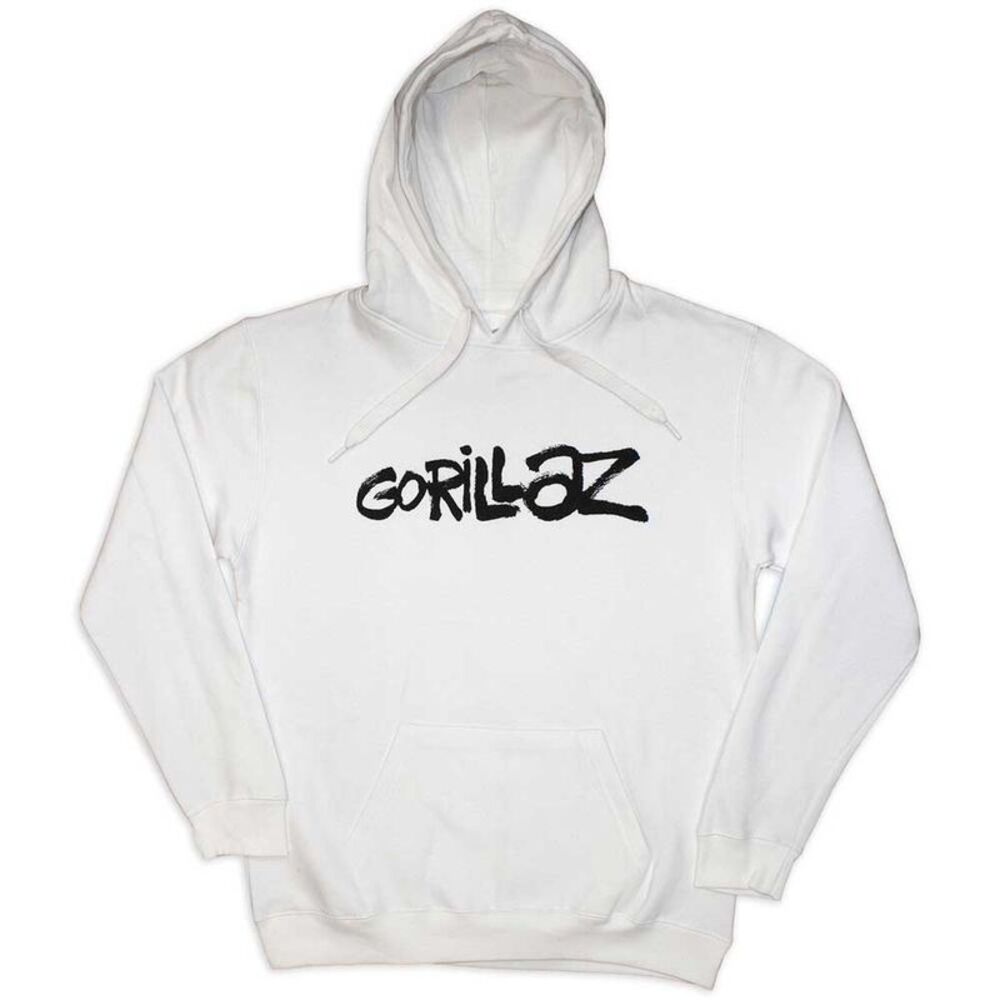 Gorillaz Unisex Adult Cracker Island Hoodie / White